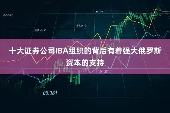 十大证券公司IBA组织的背后有着强大俄罗斯资本的支持