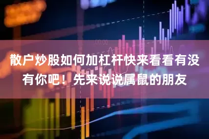 散户炒股如何加杠杆快来看看有没有你吧！先来说说属鼠的朋友